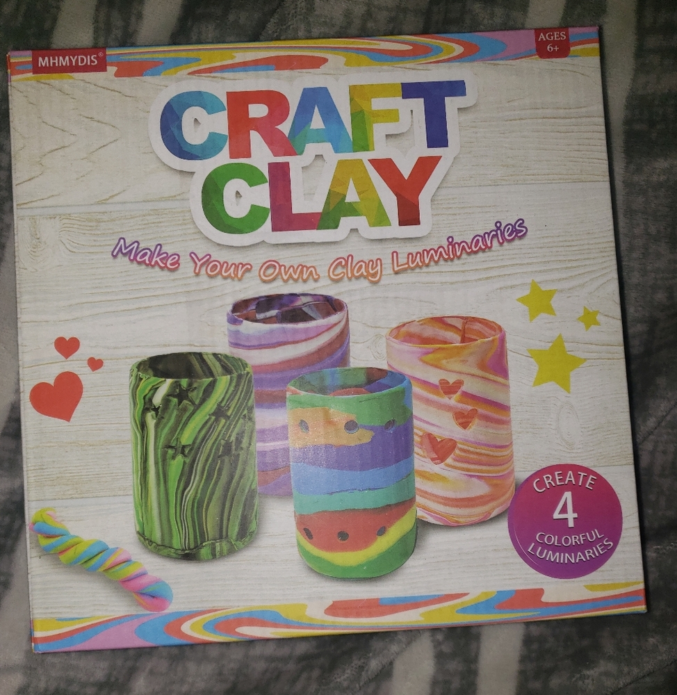 Colorful Art Clay Luminary Kit